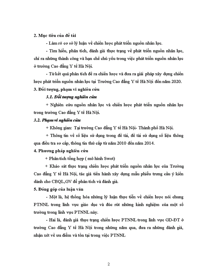 image for page Luận văn thạc sỹ kinh doanh và quản lý chiến lược phát triển nguồn nhân lực của trường cao đẳng y tế Hà Nội đến năm 2020