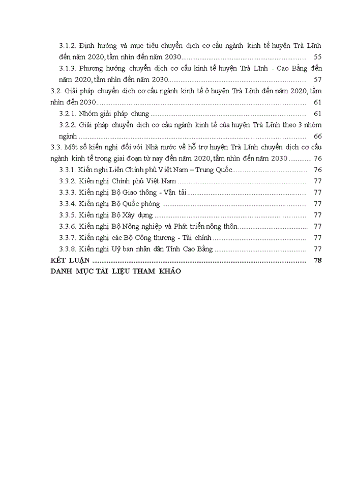 image for page Luận văn thạc sỹ kinh doanh và quản lý Định hướng chuyển dịch cơ cấu ngành kinh tế huyện trà lĩnh, tỉnh cao bằng đến năm 2020 tầm nhìn đến năm 2030