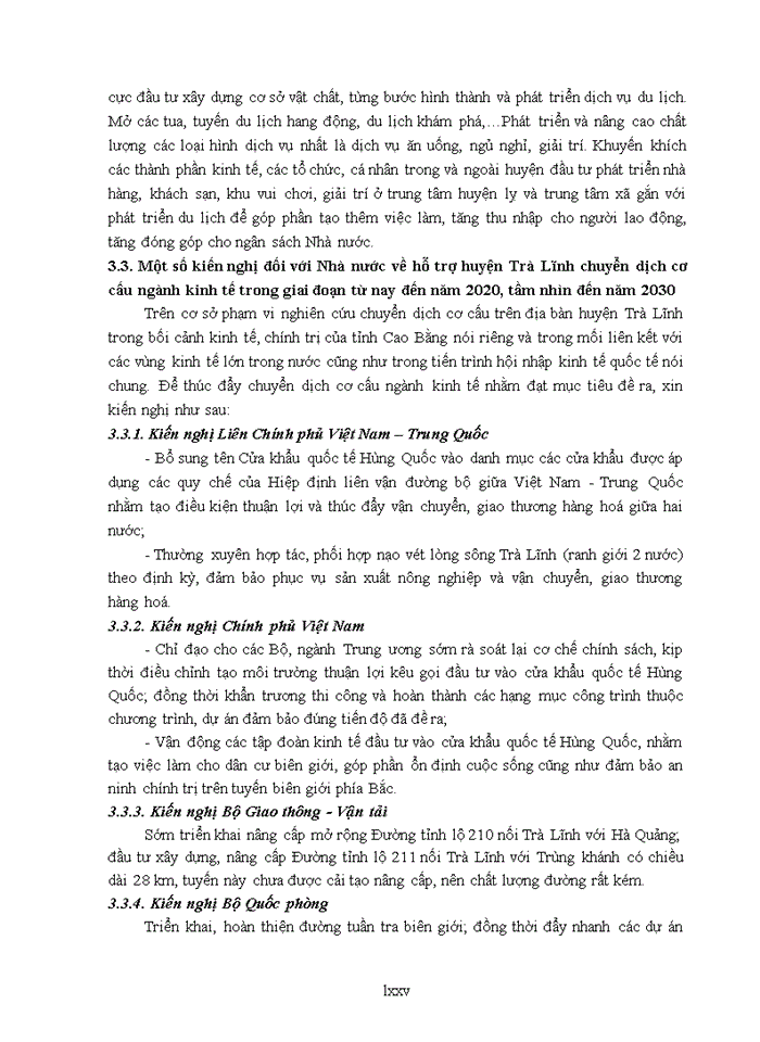 image for page Luận văn thạc sỹ kinh doanh và quản lý Định hướng chuyển dịch cơ cấu ngành kinh tế huyện trà lĩnh, tỉnh cao bằng đến năm 2020 tầm nhìn đến năm 2030