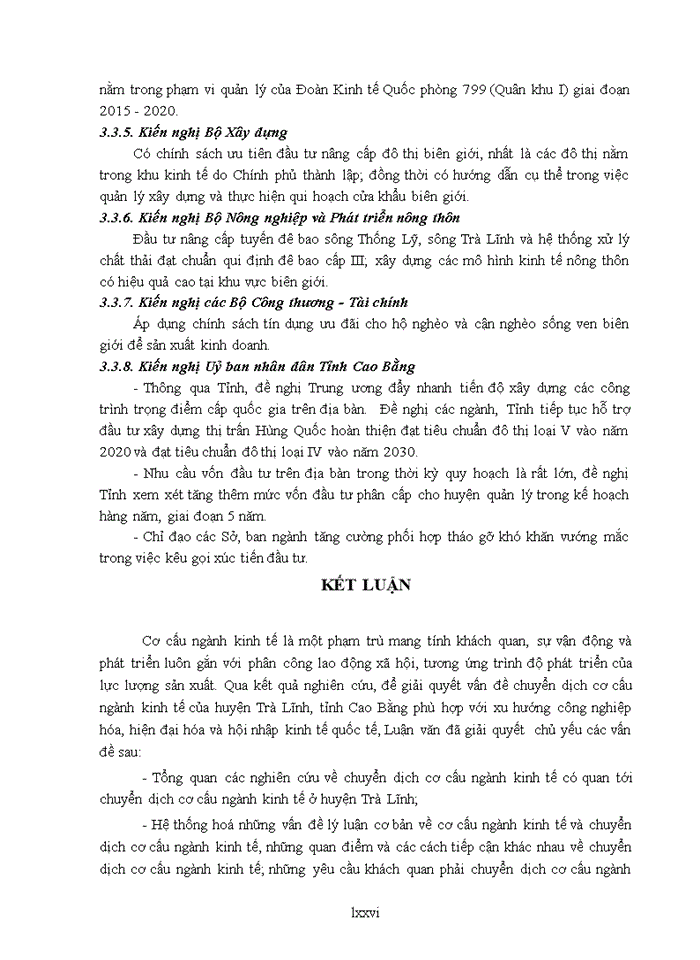 image for page Luận văn thạc sỹ kinh doanh và quản lý Định hướng chuyển dịch cơ cấu ngành kinh tế huyện trà lĩnh, tỉnh cao bằng đến năm 2020 tầm nhìn đến năm 2030