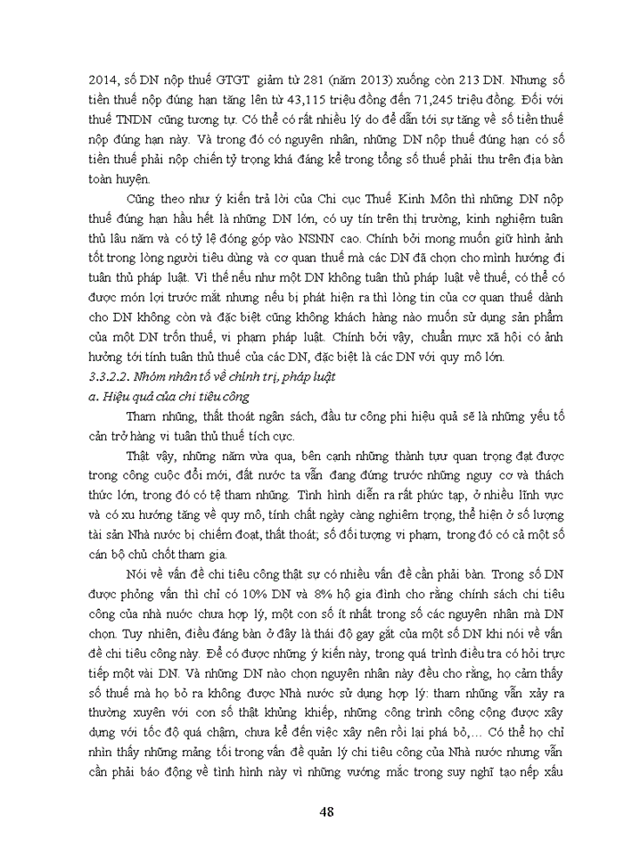 image for page Luận văn thạc sỹ kinh doanh và quản lý Quản lý thuế đối với các doanh nghiệp tại Chi cục Thuế huyện  Kinh Môn, tỉnh Hải Dương