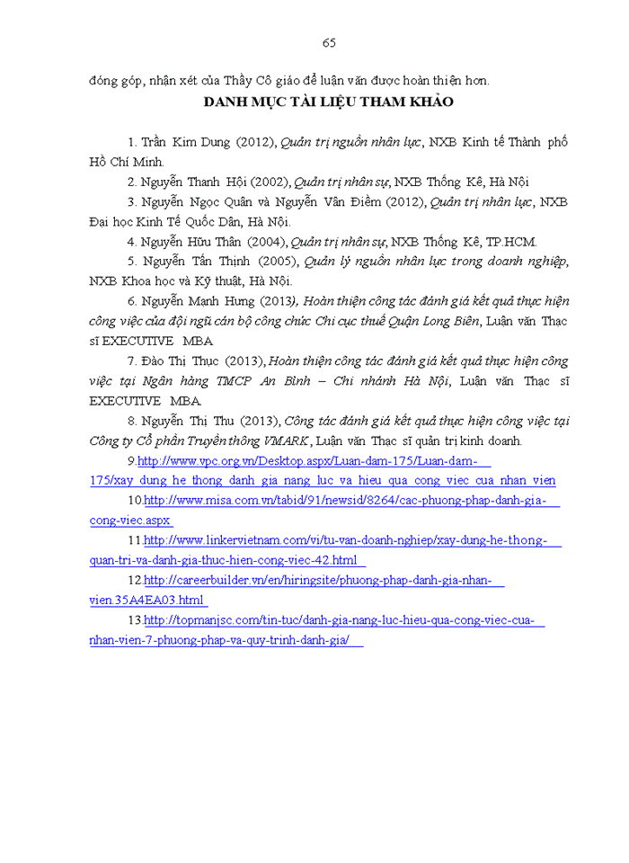 image for page Luận văn thạc sỹ kinh doanh và quản lý công tác đánh giá kết quả thực hiện công việc của chuyên viên các phòng chức năng tại trung tâm dịch vụ khách hàng – viễn thông HÀ NỘI