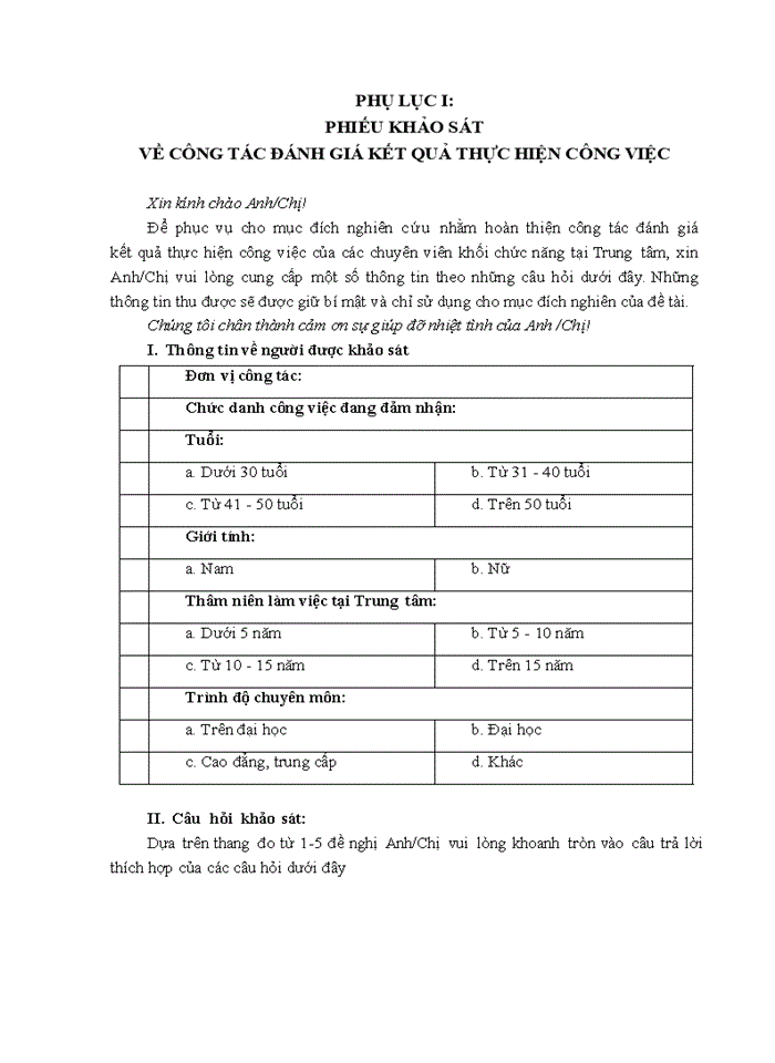 image for page Luận văn thạc sỹ kinh doanh và quản lý công tác đánh giá kết quả thực hiện công việc của chuyên viên các phòng chức năng tại trung tâm dịch vụ khách hàng – viễn thông HÀ NỘI
