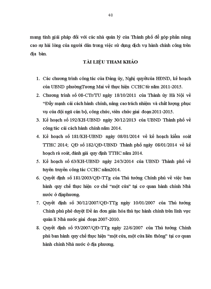 image for page Luận văn thạc sỹ kinh doanh và quản lý nghiên cứu các yếu tố cấu thành sự hài lòng của người dân đối với dịch vụ hành chính công tại phường Tương Mai, quận Hoàng Mai