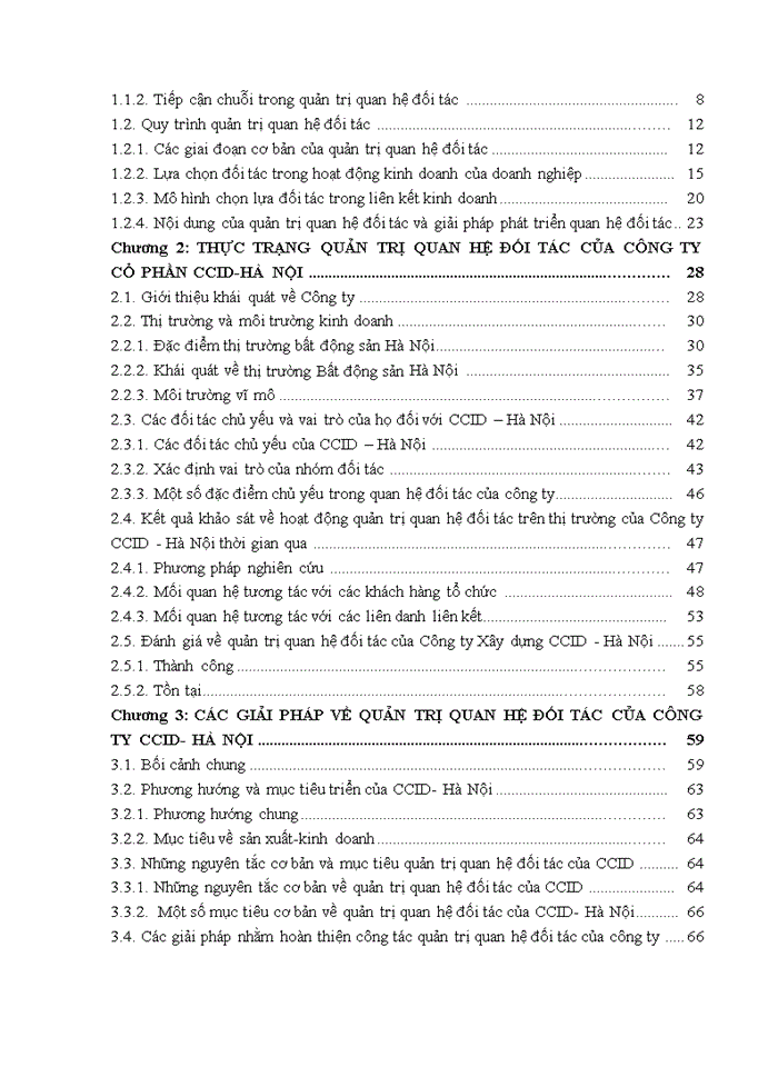 image for page Luận văn thạc sỹ kinh doanh và quản lý quản trị quan hệ đối tác trong hoạt động kinh doanh của công ty cổ phần CCID- HÀ NỘI