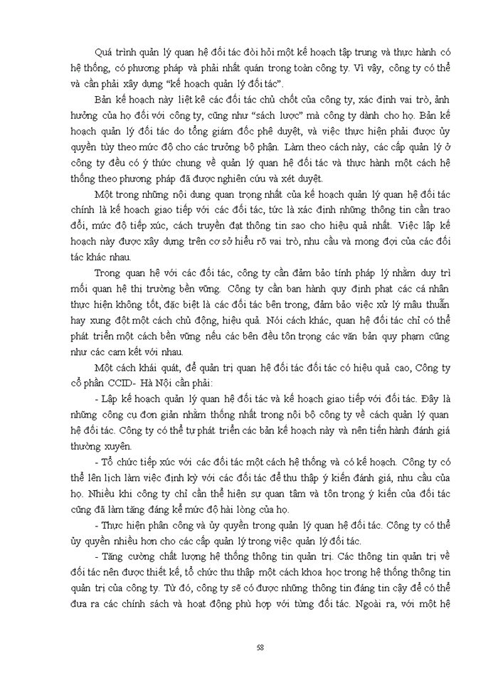 image for page Luận văn thạc sỹ kinh doanh và quản lý quản trị quan hệ đối tác trong hoạt động kinh doanh của công ty cổ phần CCID- HÀ NỘI