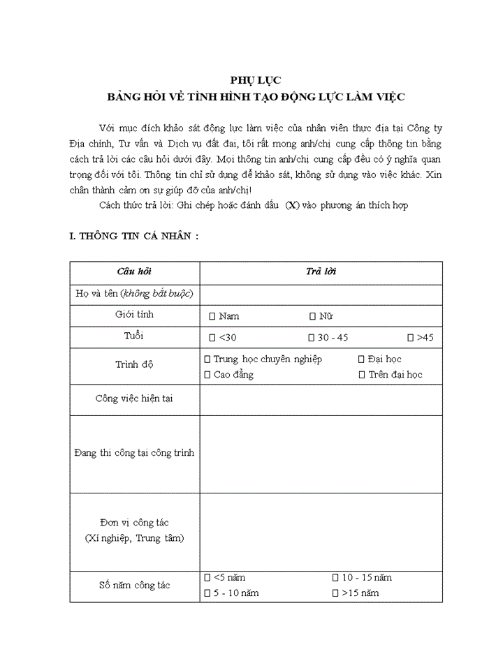 image for page Luận văn thạc sỹ kinh doanh và quản lý tạo động lực làm việc cho nhân viên thực địa tại công ty địa chính, tư vấn và dịch vụ đất đai