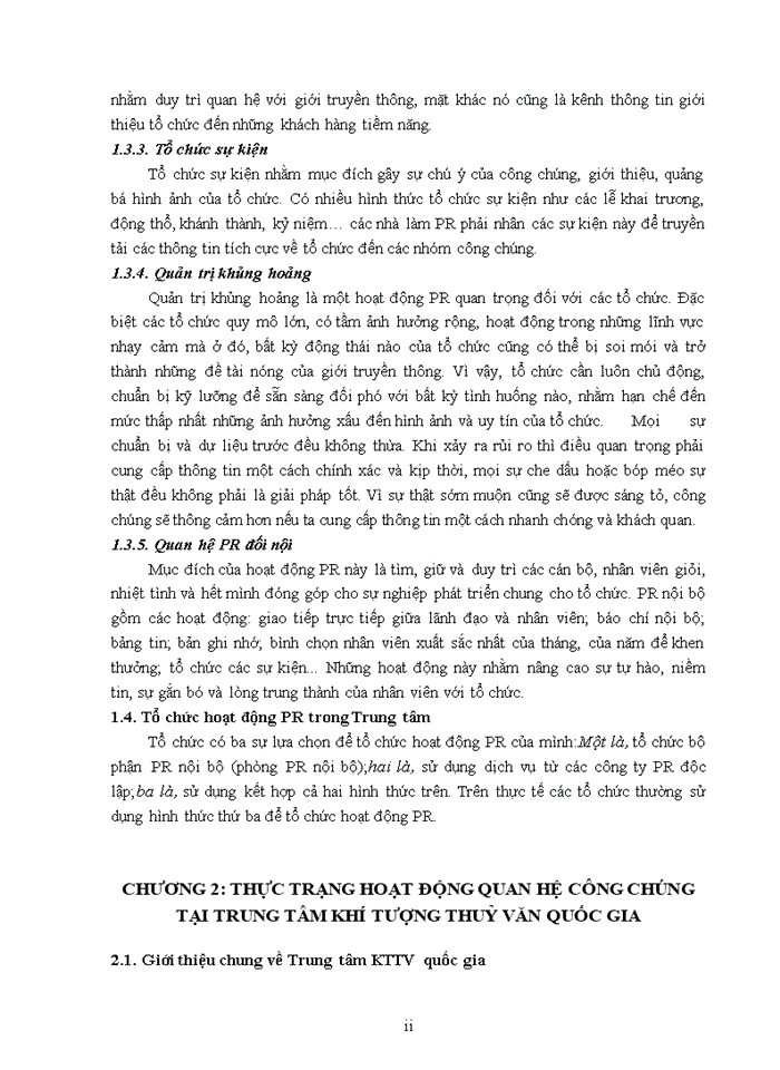 image for page Luận văn thạc sỹ kinh doanh và quản lý hoạt động quan hệ công chúng (pr) tại trung tâm khí tượng thủy văn quốc gia