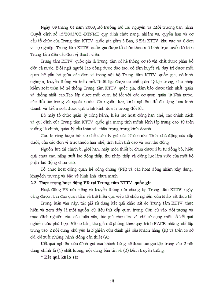 image for page Luận văn thạc sỹ kinh doanh và quản lý hoạt động quan hệ công chúng (pr) tại trung tâm khí tượng thủy văn quốc gia