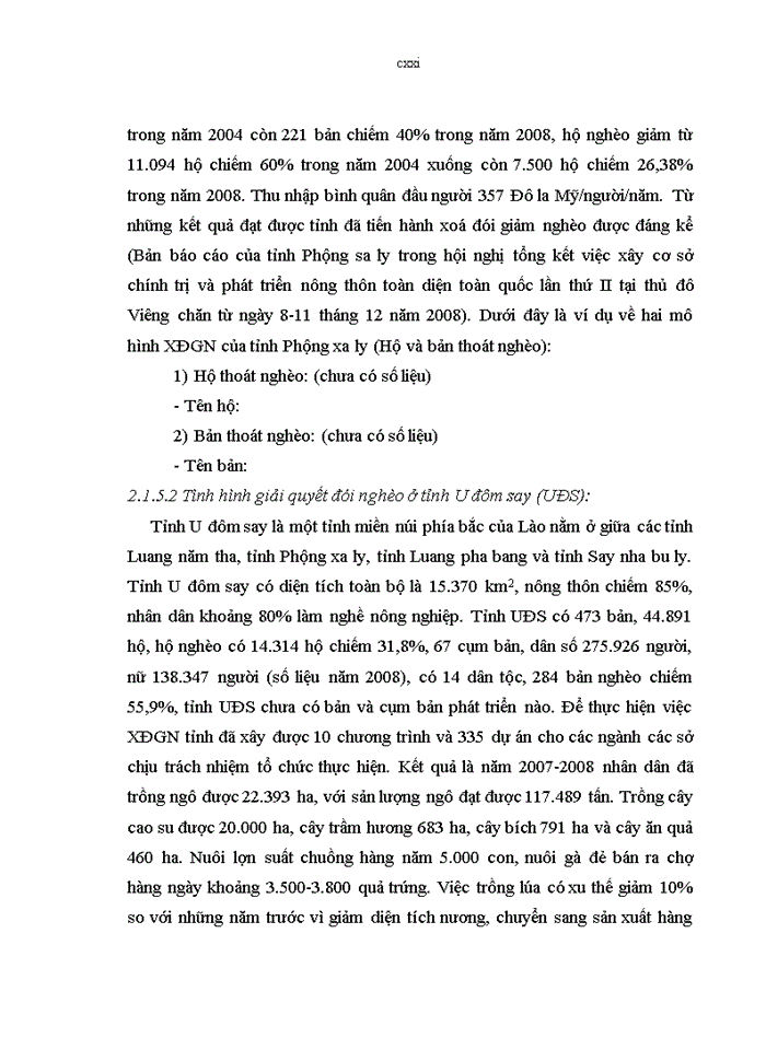 image for page Hoàn thiện chính sách xóa đói giảm nghèo ở nông thôn các tỉnh miền núi phía bắc nước cộng hòa dân chủ nhân dân lào qua tình hình thực tiễn ở tỉnh xiêng khoảng