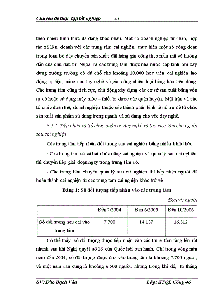 image for page Thực trạng về công tác tổ chức quản lý dạy nghề và tạo việc làm cho người sau cai nghiện tại Thành phố Hồ Chí Minh