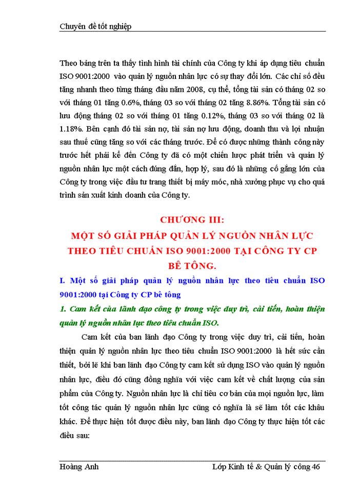 image for page Một số giải pháp hoàn thiện công tác quản lý nguồn nhân lực theo tiêu chuẩn ISO 9001 2000 tại Công ty Cổ phần bê tông