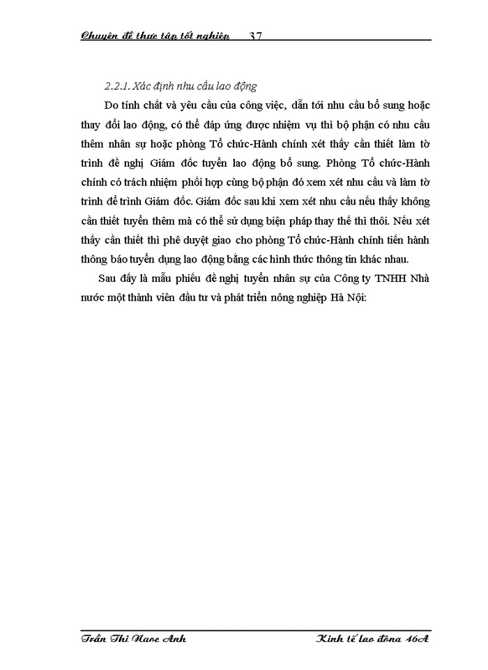 image for page Hoàn thiện công tác tuyển dụng và đào tạo nguồn nhân lực tại Công ty Trách nhiệm Hữu hạn Nhà nước một thành viên Đầu tư và Phát triển nông nghiệp Hà Nội