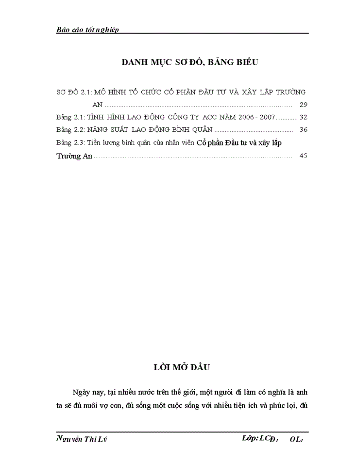 image for page Một số giải pháp nâng cao động lực làm việc cho người lao động tại Cổ phần Đầu tư và Xây lắp Trường An
