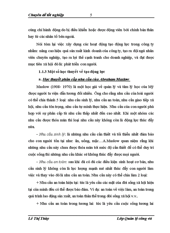 image for page Một số giải pháp nâng cao động lực làm việc cho người lao động tại Cổ phần Đầu tư và Xây lắp Trường An