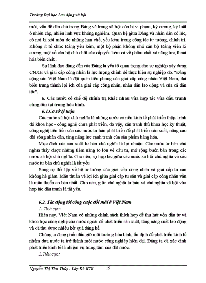 image for page Những đặc điểm và xu thế của thời đại ngày nay và tác động của nó đến Việt Nam trong công cuộc đổi mới ở nước ta