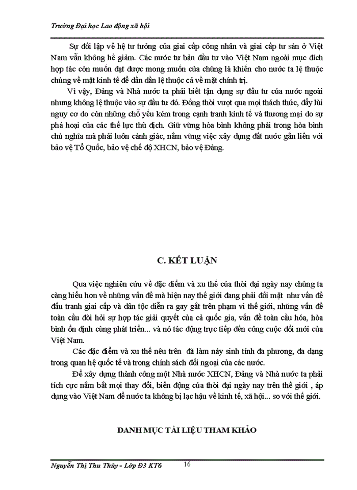 image for page Những đặc điểm và xu thế của thời đại ngày nay và tác động của nó đến Việt Nam trong công cuộc đổi mới ở nước ta