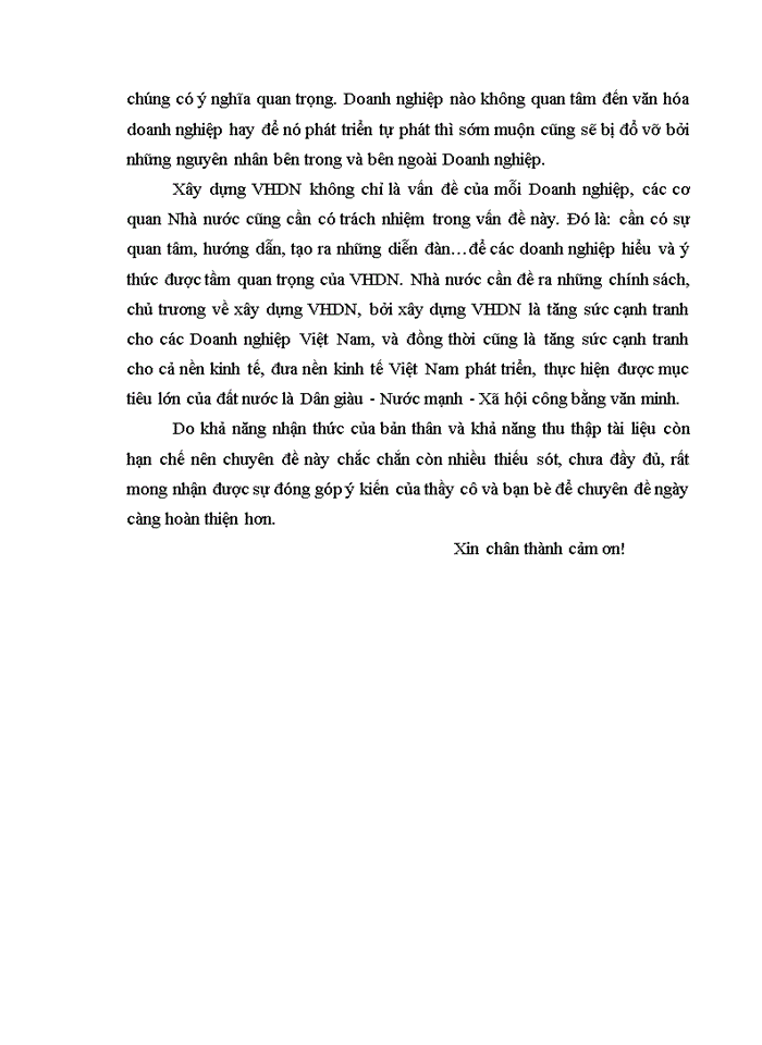 image for page Một Số Giải Pháp Nhằm Xây dựng Văn Hóa Doanh Nghiệp Tại Công ty Cổ Phần Tam Kim