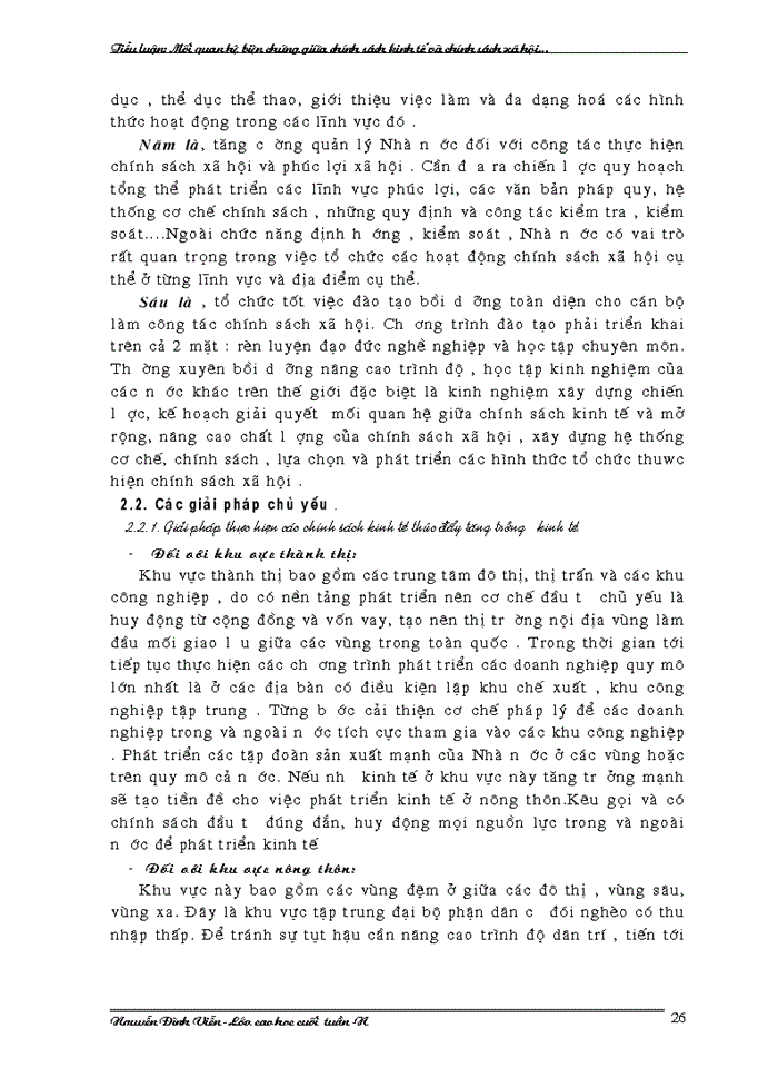 image for page Mối quan hệ biện chứng giữa chính sách kinh tế và chính sách Xã hội