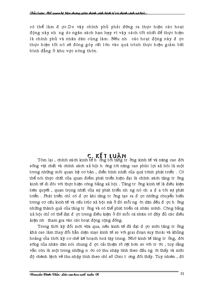 image for page Mối quan hệ biện chứng giữa chính sách kinh tế và chính sách Xã hội