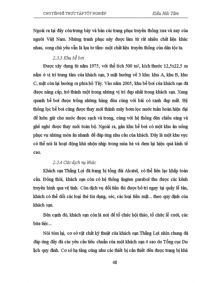 image for page Một số giải pháp về quản lý chất lượng dịch vụ tại khách sạn thắng lợi