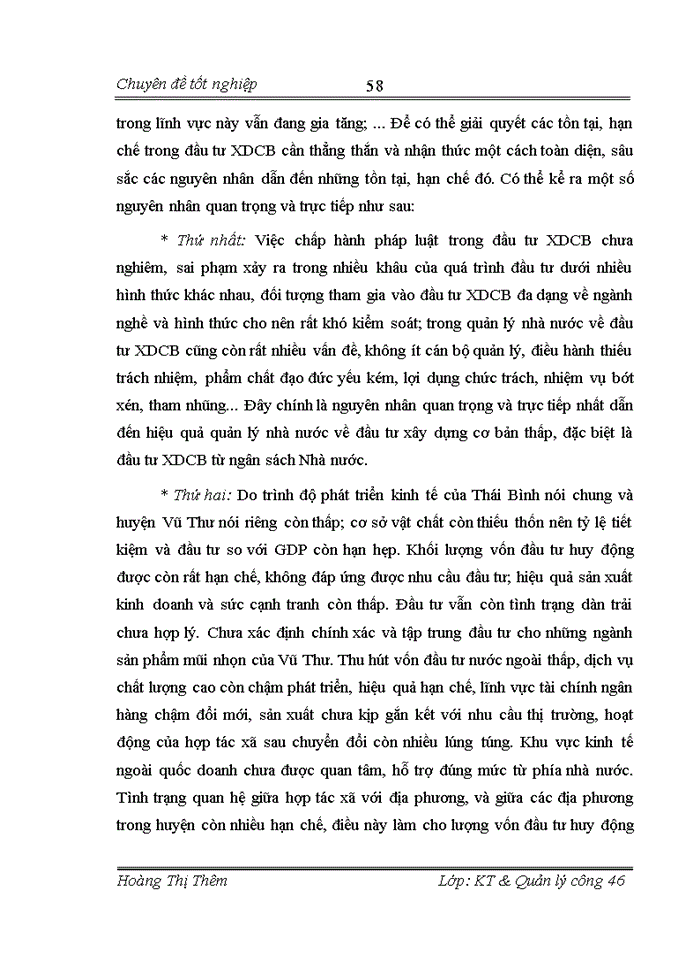 image for page Giải pháp nhằm tăng cường quản lý vốn đầu tư Xây dựng cơ bản từ Ngân sách Nhà nước trên địa bàn huyện Vũ Thư