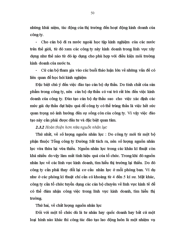 image for page Hoàn thiện cơ cấu tổ chức của Công ty Cổ phần Tư vấn Đầu tư và Xây dựng Đường Sắt