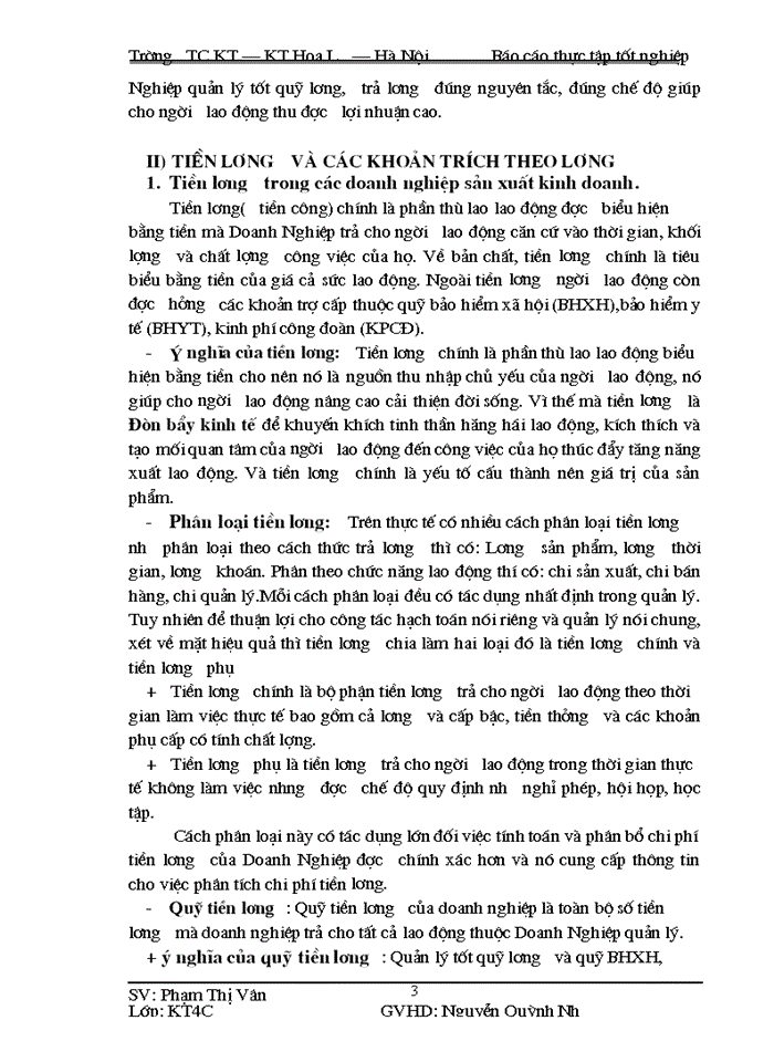 image for page Kế toán tiền lương và các khoản trích theo tiền lương tại Công ty cổ phần Xuân Thành