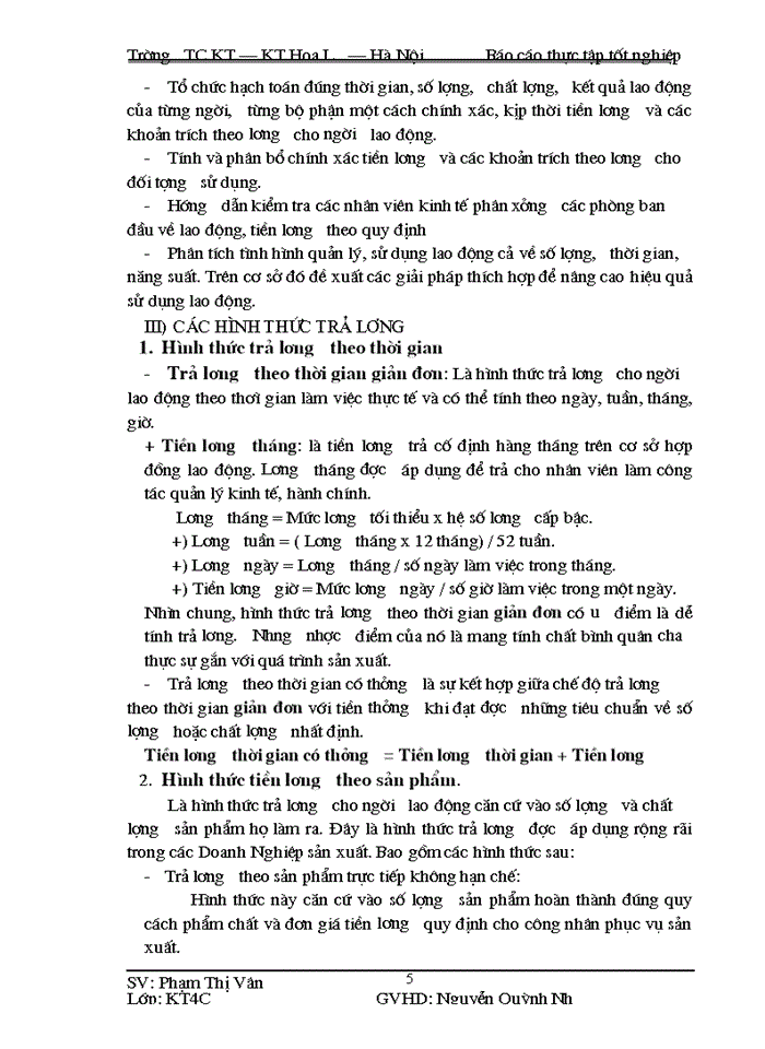 image for page Kế toán tiền lương và các khoản trích theo tiền lương tại Công ty cổ phần Xuân Thành