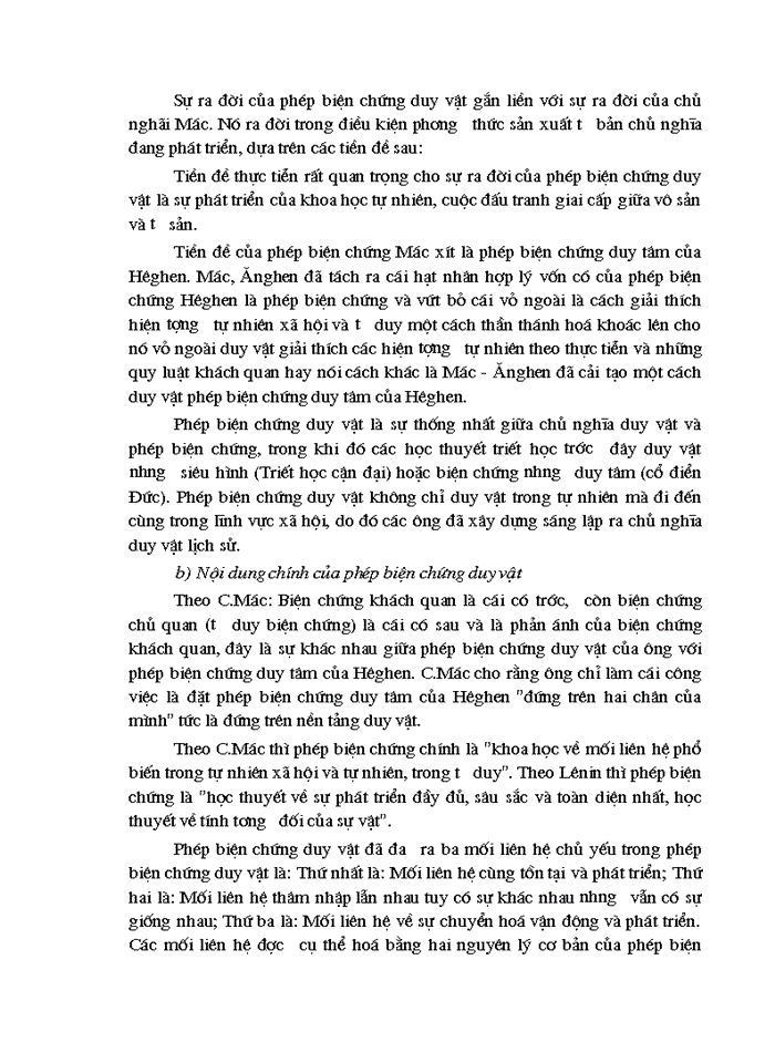 image for page Mác Các phép biện chứng trước triết học Mác - Lênin