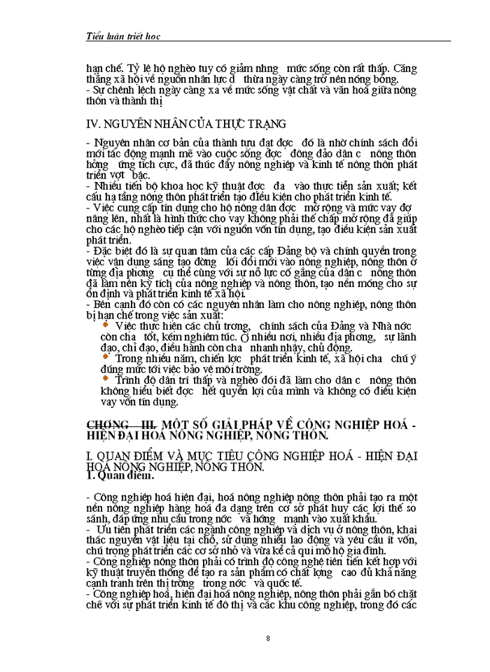 image for page Thực trạng Công nghiệp hóa - Hiện đại hóa nông thôn