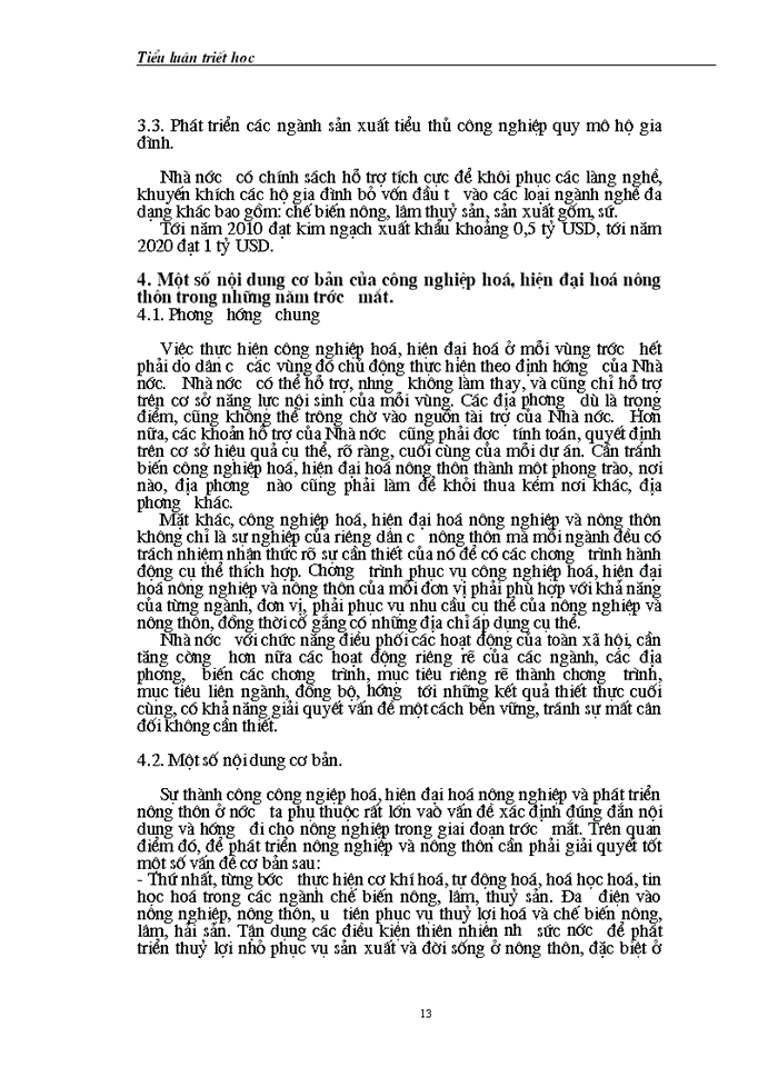 image for page Thực trạng Công nghiệp hóa - Hiện đại hóa nông thôn