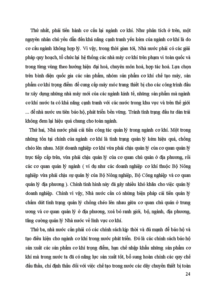 image for page Thực trạng khả năng cạnh tranh của ngành cơ khí Việt Nam