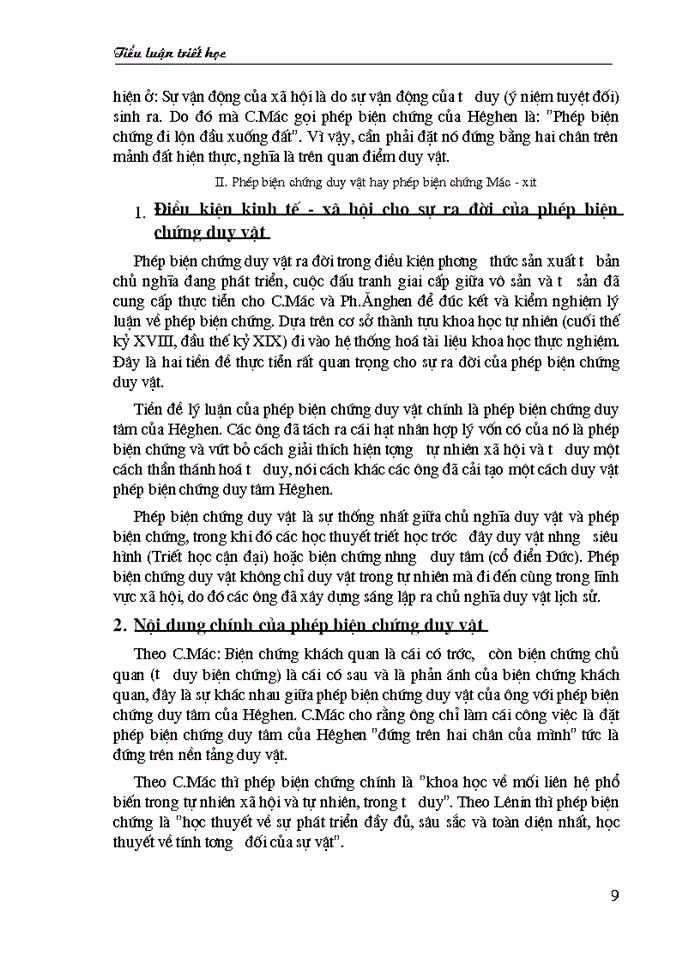 image for page Triết mác Lịch sử phát triển của phép biện chứng trong triết học