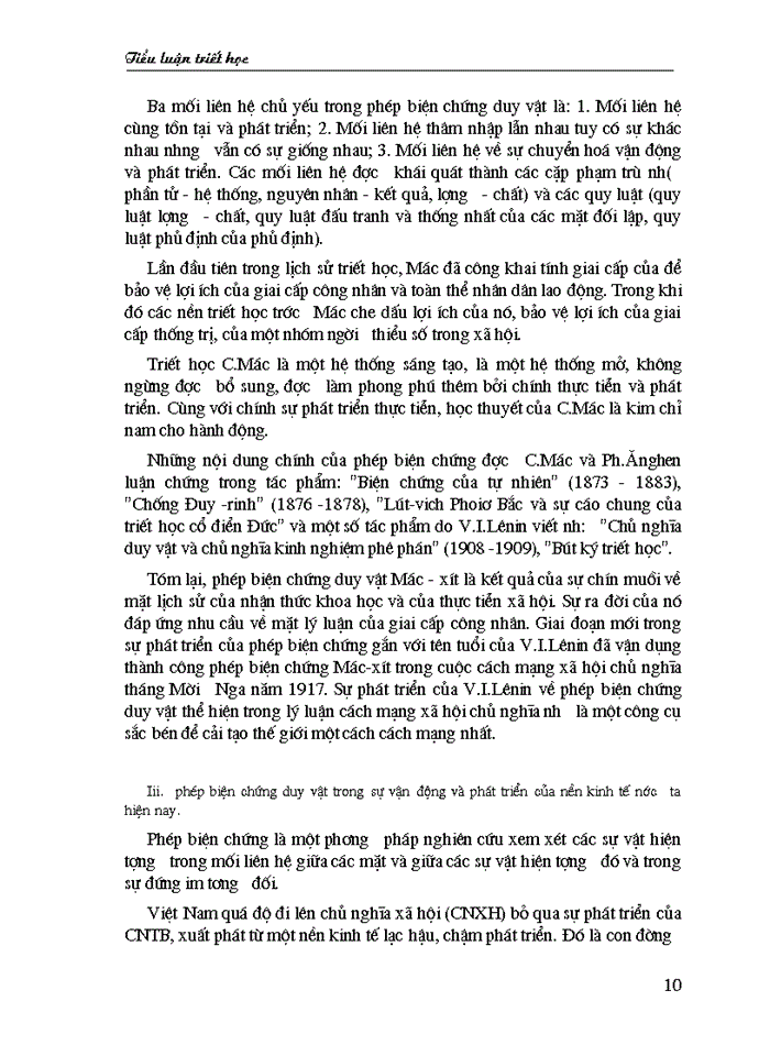 image for page Triết mác Lịch sử phát triển của phép biện chứng trong triết học