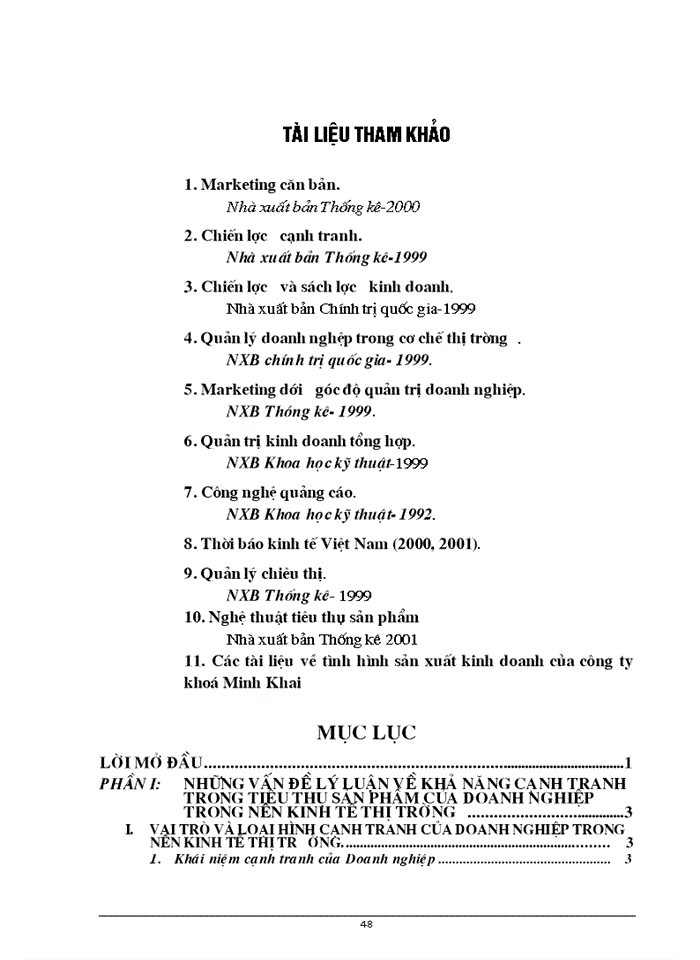 image for page Một số Giải pháp để nâng cao khả năng cạnh tranh trong Tiêu thụ Sản phẩm của Công ty khoá Minh Khai