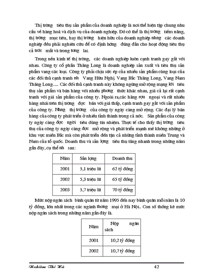 image for page Thực trạng và Giải pháp mở rộng thị trường Tiêu thụ Sản phẩm ở Công ty cổ phần Thăng Long