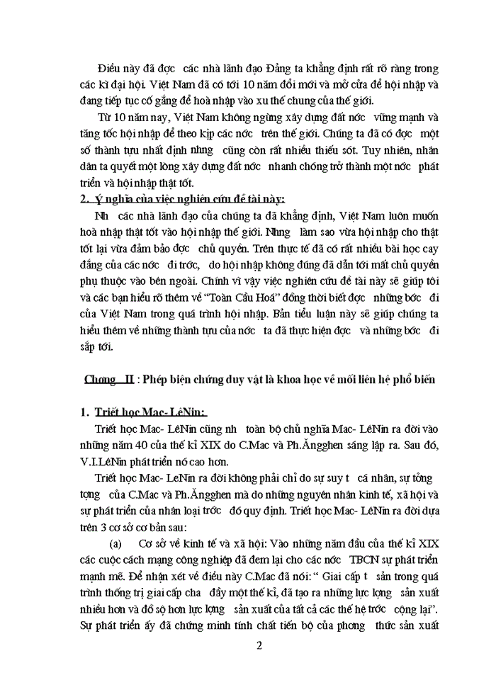 image for page Phép biện chứng về mối hệ phổ biến và vận dụng phân tích mối liên hệ giữa Xây dựng nền kinh tế độc lập tự chủ với hội nhập kinh tế