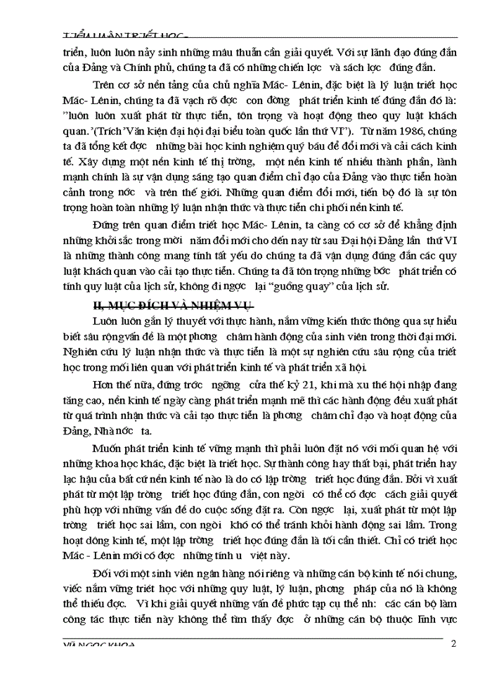 image for page Triết mác Trong thời kỳ đổi mới chúng ta khẳng định phải đổi mới tư duy lý luận trước khi đổi mới thực tiễn Anh hay vận dụng những tư tưởng cơ bản của triết học Macxit để giải thích cho luận điểm trên