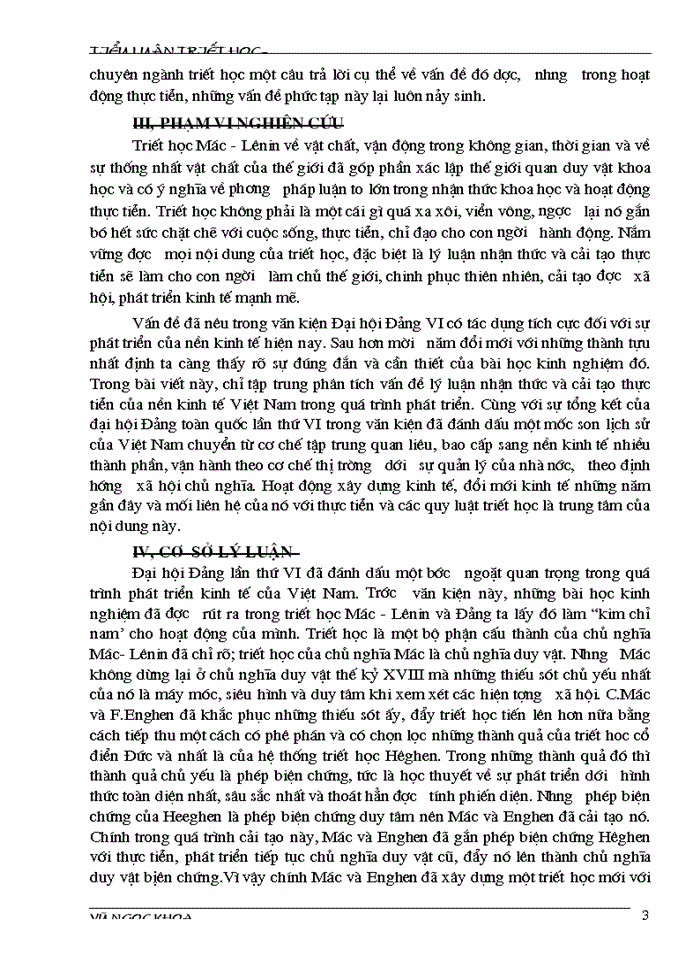 image for page Triết mác Trong thời kỳ đổi mới chúng ta khẳng định phải đổi mới tư duy lý luận trước khi đổi mới thực tiễn Anh hay vận dụng những tư tưởng cơ bản của triết học Macxit để giải thích cho luận điểm trên