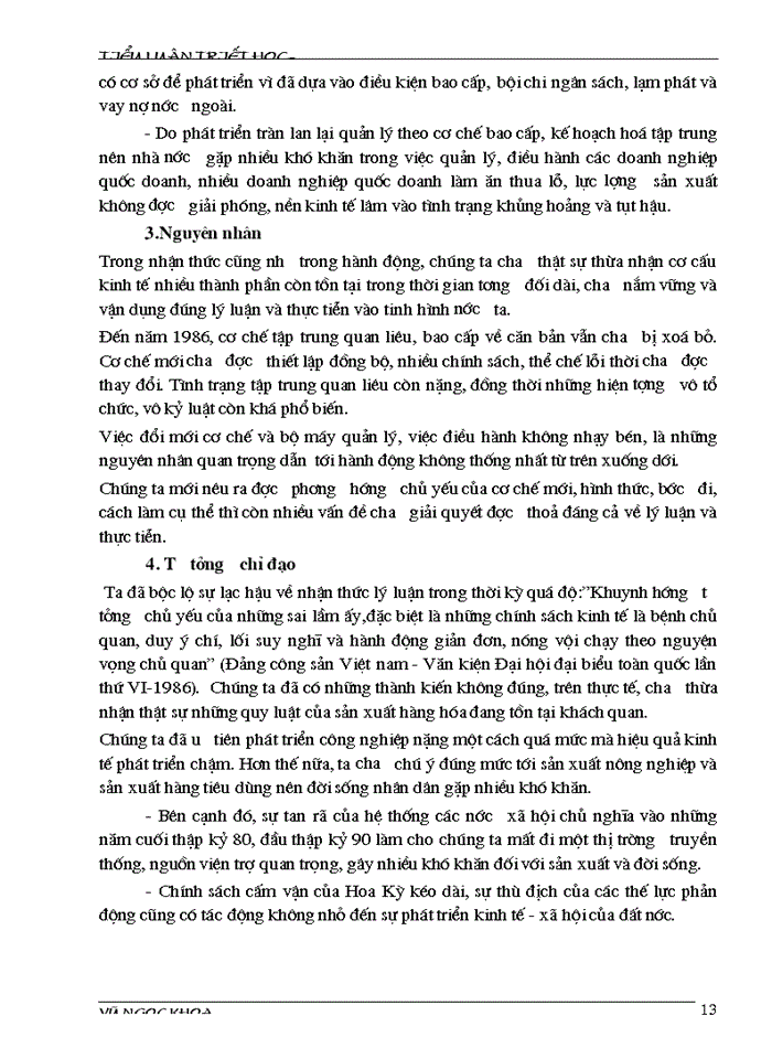 image for page Triết mác Trong thời kỳ đổi mới chúng ta khẳng định phải đổi mới tư duy lý luận trước khi đổi mới thực tiễn Anh hay vận dụng những tư tưởng cơ bản của triết học Macxit để giải thích cho luận điểm trên