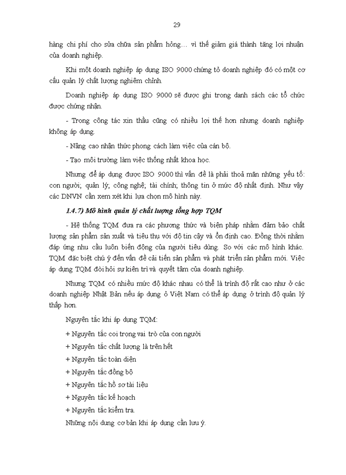 image for page Quản lý chất lượng - thực trạng và một số giải pháp nhằm áp dụng một cách hợp lý và hiệu quả hệ thống quản trị chất lượng trong các Doanh nghiệp Công nhân Việt Nam