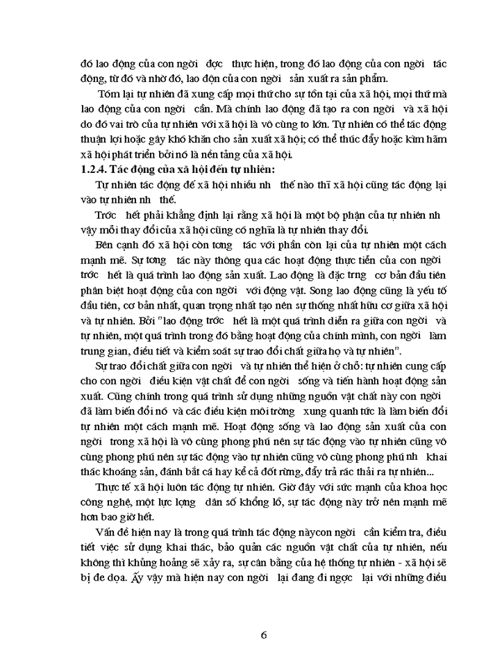 image for page Mối quan hệ biện chứng giữa tự nhiên và Xã hội phân tích vấn đề bảo vệ môi trường hiện nay ở Việt Nam