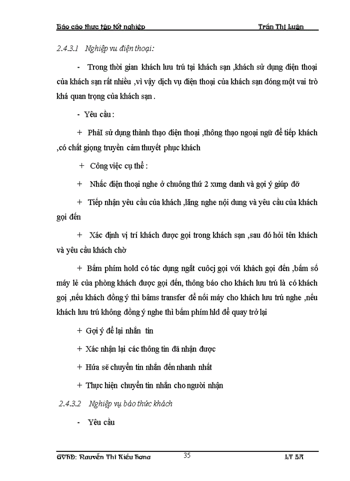 image for page Hoạt động của bộ phận lễ tân tại the ritz hotel