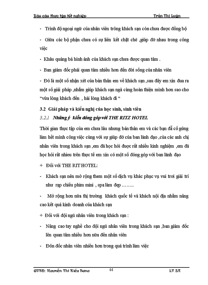 image for page Hoạt động của bộ phận lễ tân tại the ritz hotel