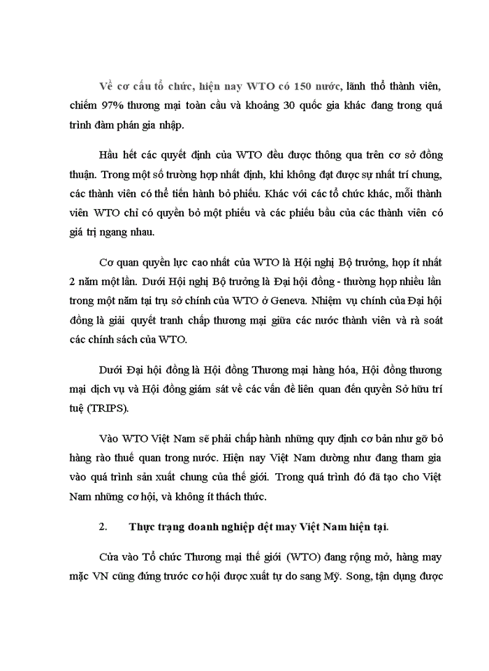 image for page Thực trạng doanh nghiệp dệt may Việt Nam