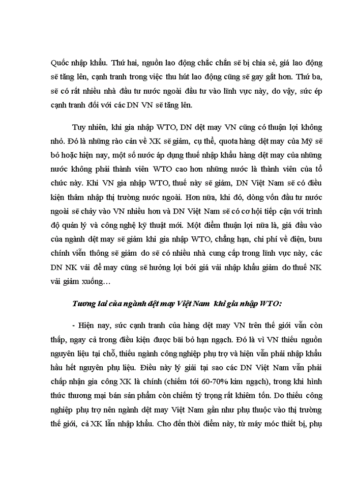 image for page Thực trạng doanh nghiệp dệt may Việt Nam