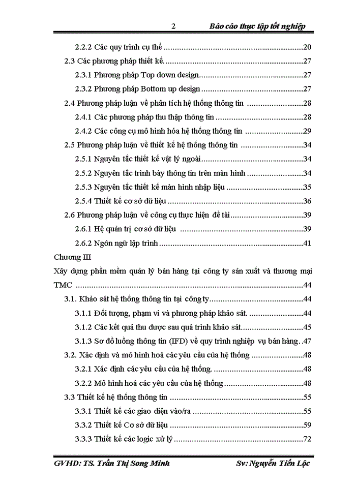 image for page Xây dựng phần mềm quản lý bán hàng tại Công ty sản xuất và Thương mại Thương mạic