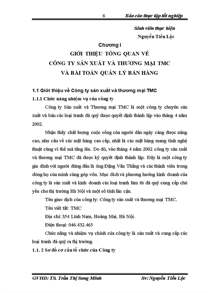 image for page Xây dựng phần mềm quản lý bán hàng tại Công ty sản xuất và Thương mại Thương mạic