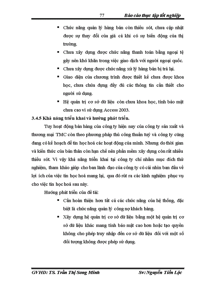 image for page Xây dựng phần mềm quản lý bán hàng tại Công ty sản xuất và Thương mại Thương mạic